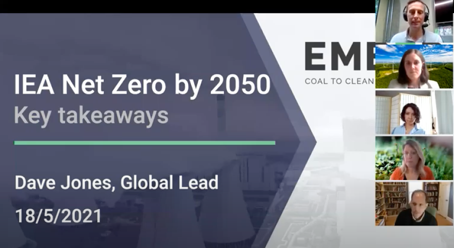 Ember's IEA Net Zero 2050 Webinar